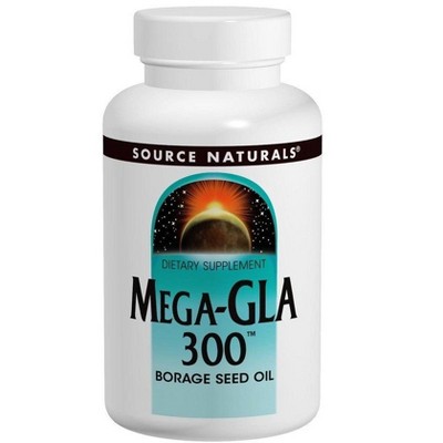 Mega GLA-300 Borage Seed Oil by Source Naturals, Inc.  -  30 Softgel