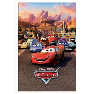 Trends International Disney Pixar Cars - One Sheet Framed Wall Poster Prints