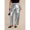 ELOQUII Women's Plus Size Sequin Front Jean - 3 of 4