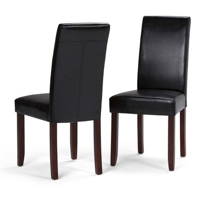 target faux leather dining chairs