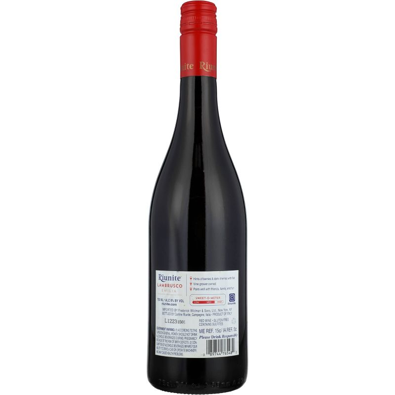 Riunite Lambrusco Red Wine - 1.5L Bottle, 3 of 4