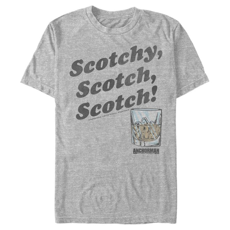 Men's Anchorman Scotchy Scotch Glass T-Shirt, 1 of 5