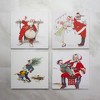 Northlight Set of 4 Classic Norman Rockwell Christmas Scene Canvas Prints - image 3 of 4