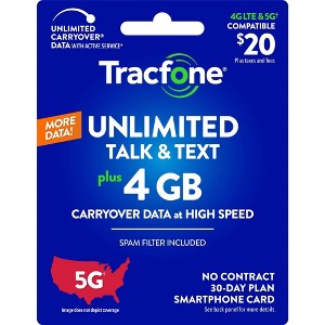 Tracfone Unlimited Talk/Text Plan with (Email Delivery) - 1 of 3