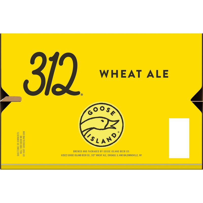 Goose Island 312 Urban Wheat Ale Beer - 6pk/12 fl oz Bottles, 4 of 6