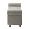 Sonia 43.7" Wide Storage Bench  | ARTFUL LIVING DESIGN - 4 of 4