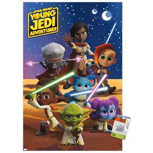 Trends International Star Wars: Young Jedi Adventures - Group Unframed Wall Poster Prints - 1 of 4