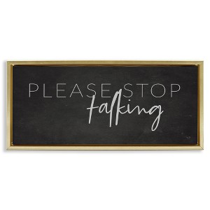 Stupell Industries Sassy Please Stop Talking, 31" x 14" - 1 of 4