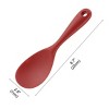 Unique Bargains Heat Resistant Ergonomic Handle Non-Stick Dishwasher Safe Soup Kitchen Spoon 8.7 Inch 1 Pc - 2 of 4