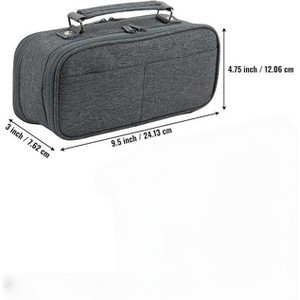 Generic Pencil Case, Large Capacity Pencil Case Organizer; Double Zipper Storage Bag; Big Pencil Pouch - 1 of 4