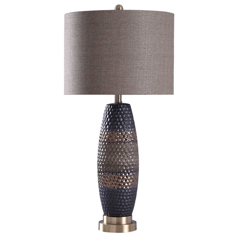 Laughlin Table Lamp Black/Brown/Silver - StyleCraft, 1 of 5