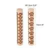 Unique Bargains Wood Clay Grain Texture Carved Fine Baking DIY Rolling Pins 2 Pcs - 2 of 4