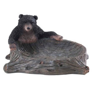 Avanti Black Bear Lodge Soap Dish - 1 of 3