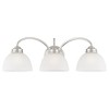 Livex Lighting Somerset 3 - Light Vanity in  Brushed Nickel - 2 of 4
