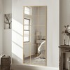 MAYEERTY Full-Length Mirror Iron Grid Right Angle Micro-Arch No Stand - 2 of 4