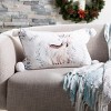 Nutmeg Pillow - White/Brown - 12"X20" - Safavieh - 2 of 3