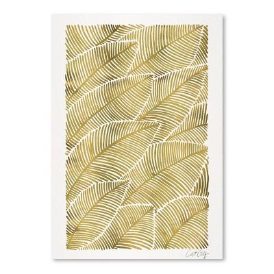 Americanflat Botanical Minimalist Tropical Gold By Cat Coquillette ...