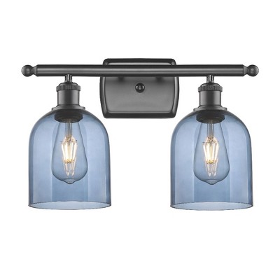 Bella - 2 Light Bath Vanity In Industrial Style-10.5 Inches Tall and 15.5 Inches Wide