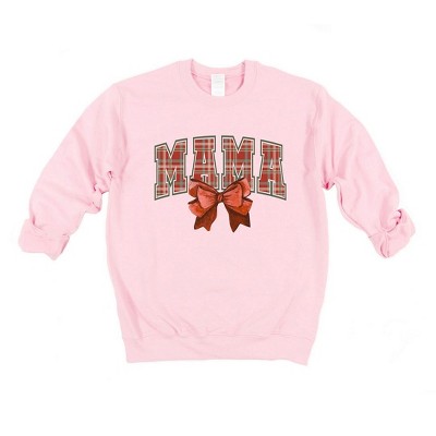 Simply Sage Market Women's Graphic Sweatshirt Coquette Plaid Mama