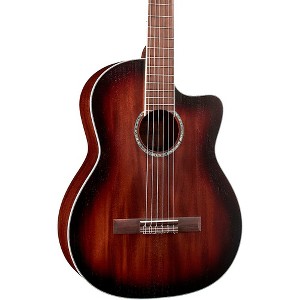 Cordoba C4-CE Classical Acoustic-Electric Guitar Antique Charcoal Burst - 1 of 4