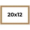 PosterPalooza | Refined Gold Picture Frame - UV Acrylic, Backing Board, Hanging Hardware Included - 2 of 4