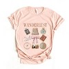 Simply Sage Market Wanderlust Travel Collage Short Sleeve Tee - 2XL - Blush - 2 of 4