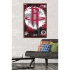Trends International NBA Houston Rockets - Maximalist Logo 23 Framed Wall Poster Prints - 2 of 4