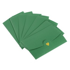 Unique Bargains Blank Paper Mini Vintage DIY Greeting Card Envelope 12 Pcs - 1 of 4