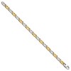 Chisel Stainless Steel Polished Yellow IP-plated 6mm 8.5" Anchor Chain Bracelet - 2 of 4