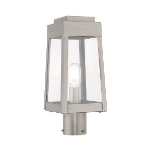 Livex Lighting Oslo 1 - Light Post Light in  Brushed Nickel - 1 of 1