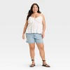 Women's Ruched Tank Top - Ava & Viv™ - 3 of 3