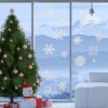Unique Bargains Christmas Decorations Snowflakes Static Stickers for Windows Home Christmas Party 9Pcs - 2 of 4