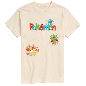 Men's - Pokémon - Chespin, Fennekin, Froakie Short Sleeve Graphic T-Shirt - 1 of 3