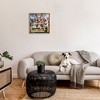 Stupell Industries Amusement Park Dogs Black Framed Floater Canvas Wall Art - 2 of 4