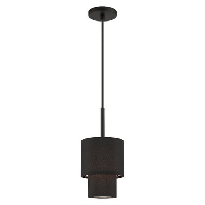 Livex Lighting Bainbridge 1 - Light Pendant in  Black