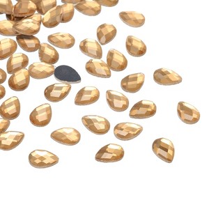 Unique Bargains Glass Horse Eye DIY Jewelry Craft Teardrop Gems 50 Pcs - 1 of 4