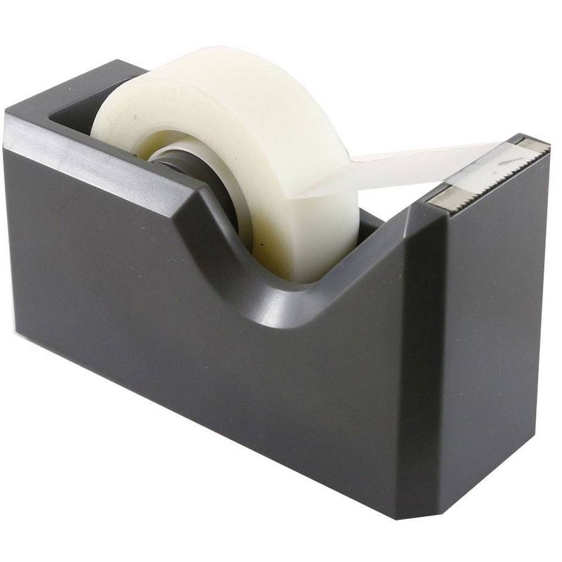 JAM Paper Colorful Desk Tape Dispensers - Gray, 1 of 6