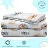 Saturday Park Bluey Rainbow in the Clouds 100% Organic Cotton Sheet Set - image 3 of 4