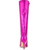 BLISSFUL STEP Women's Halloween Pointed Toe Side Zipper Stiletto Heel Knee High Boots - 3 of 4
