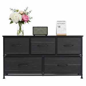 Sapphtopaz Modern Fabric Drawers Dresser with Wooden Top Versatile Drawer Organizer with Sturdy Frame Chest of Drawers for Bedroom, Entryway - 1 of 4