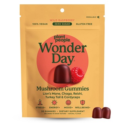 Plant People WonderDay Mushroom Multivitamin Gummies - 30ct