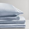 Sapphtopaz Luxury Satin Comforter Set, Bedding Set Fitted Sheet Set with 1 Flat Sheet,1 Fitted Sheet,2 Pillowcase, Machine Washable - 4 of 4