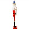Sunnydaze Balthazar the Protector Indoor Decorative Traditional Christmas Wooden Nutcracker Statue, 48-Inch - 4 of 4