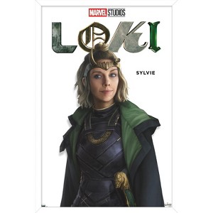 Trends International Marvel Loki - Sylvie Feature Series Framed Wall Poster Prints - 1 of 4