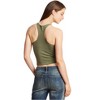 Aeropostale Womens Trimmed V-Neck Cami Tank Top, Green, X-Small - 2 of 2