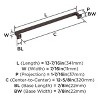 Amerock Lintel Pull for Cabinets, Drawers, and Furniture - 4 of 4