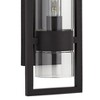 Possini Euro Design Reed 21" High Modern Wall Sconce Light Lamp Fixture Mount Bathroom Bedroom Bedside Hardwired Cordless Sand Black Glass Shade - 3 of 4