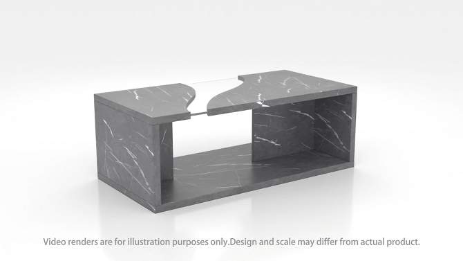 Gustave Storage Coffee Table Marble/Gray - HOMES: Inside + Out, 2 of 11, play video