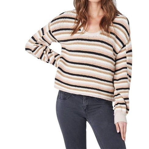 Women's Stripe Sweater - saltwater LUXE - image 1 of 3