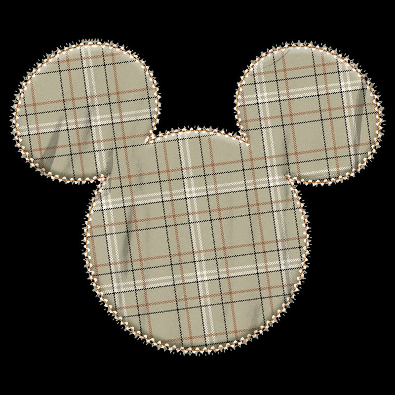 Boy's Disney Mickey Mouse Plaid Silhouette T-Shirt, 2 of 6